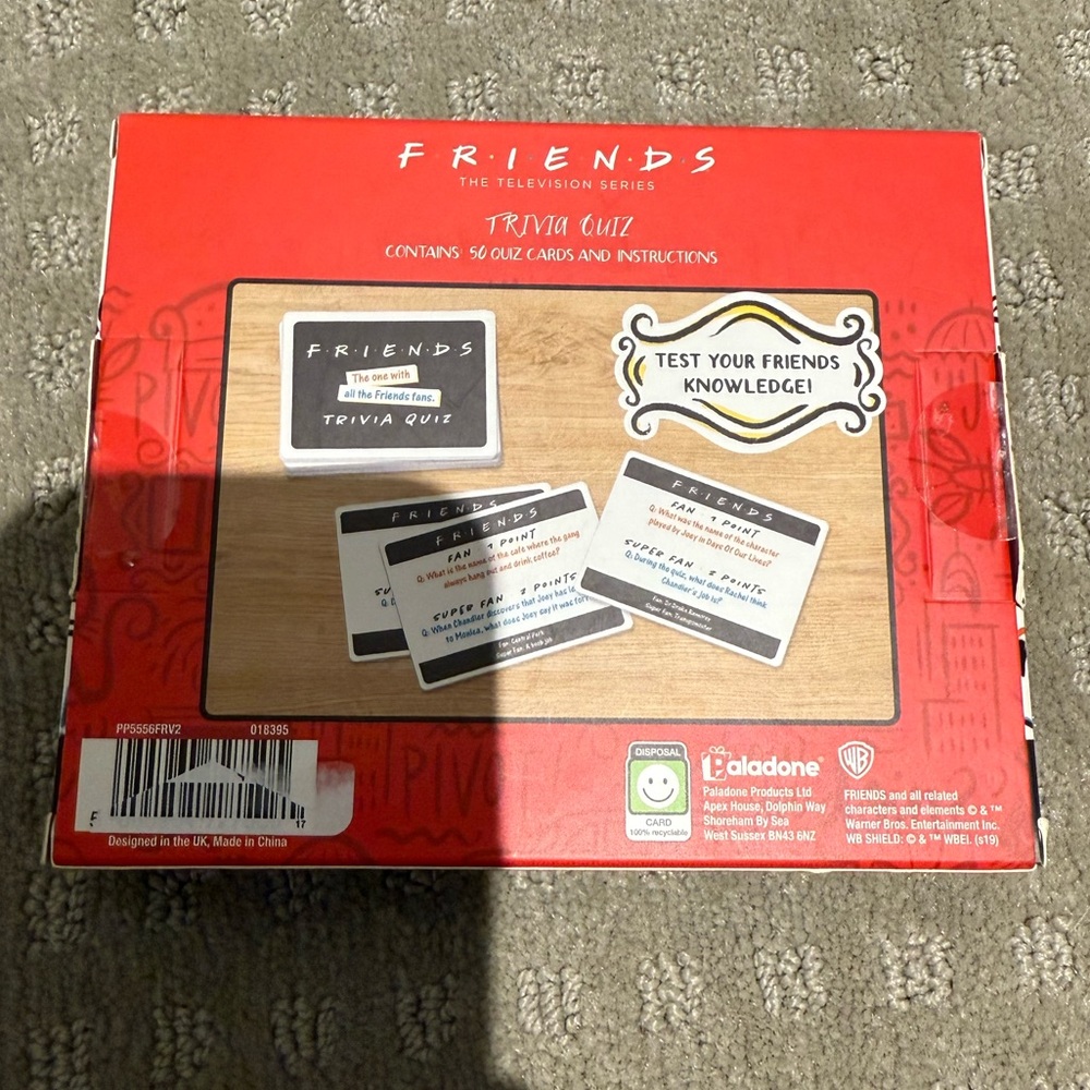 Friends Card Game! - Picture 2 of 2